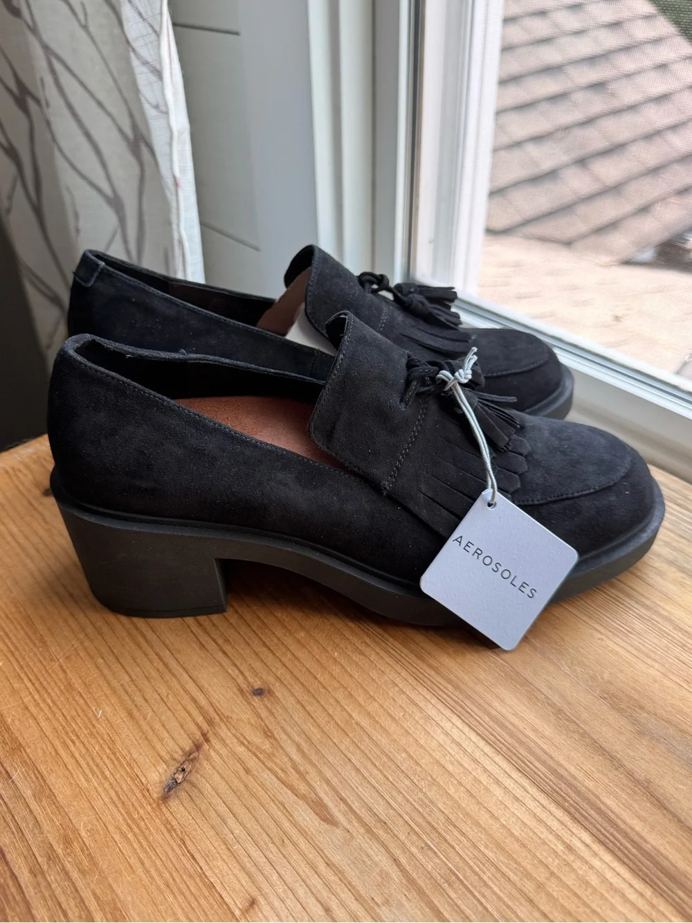 NWT Aerosoles Gibes Women’s Heeled Loafers 9
